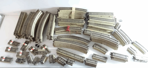Märklin H0 Konvolut M-Gleis ca. 230tlg. siehe Foto PK609 o. – Bild 3