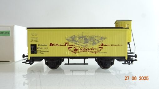Märklin H0 Kühlwagen mit Bremserhaus Wilbader Aalen Württemberg in OVP PR8781 – Bild 3