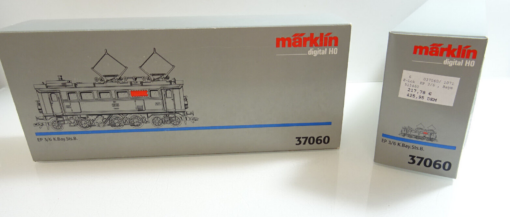 Märklin H0 LEERVERPACKUNG 37060 H0 Elektrolokomotive EP 3/6 K ,siehe Foto AR7119
