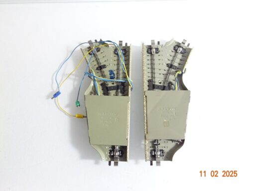 Märklin H0 M-Gleise 5118 5119 Elektro. Weichenpaar siehe Foto CK5892 o. – Bild 3
