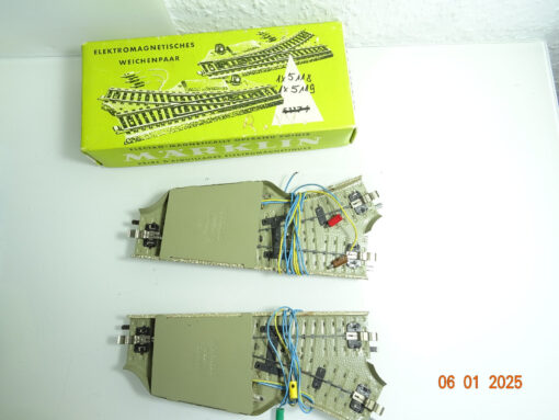 Märklin H0 M-Gleise 5118 5119 Elektro. Weichenpaar siehe Foto in EVP CK5149 – Bild 3