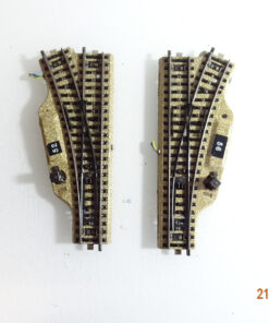 Märklin H0 M-Gleise 5203 5204 Elektro. Weichenpaar siehe Foto CK4258 o.