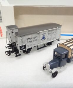 Märklin H0 Museum 1996 Set gedeckter Güterwagen mit Auto in OVP RR4846