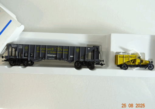 Märklin H0 Museumswagen 2000 Schotterwagen/LKW Leonhard Weiss in OVP PR9846 – Bild 3