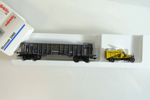 Märklin H0 Museumswagen 2000 Schotterwagen/LKW Leonhard Weiss in OVP PR9846