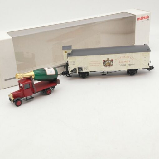 Märklin H0 Museumswagen 2002  Esslingen LKW mit Sektflasche in OVP RI9224