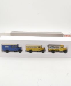 Märklin H0 PMS 90-04 Set Oldtimer Postfahrzeuge in OVP RR1395