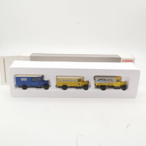 Märklin H0 PMS 90-04 Set Oldtimer Postfahrzeuge in OVP RR1395