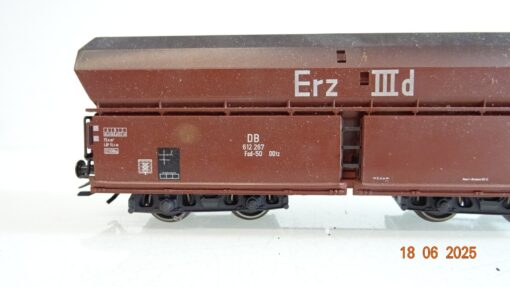 Märklin H0 Selbstentladewagen Erz IIId mit Ladung der DB PR8597 o. – Bild 3