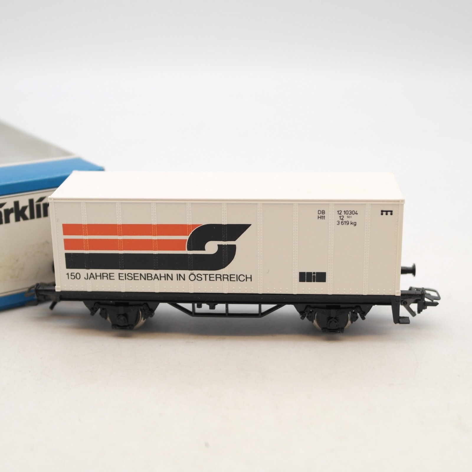 Märklin H0 SoMo Containerwagen 150 Jahre Eisenbahn Österreich in OVP RF3337