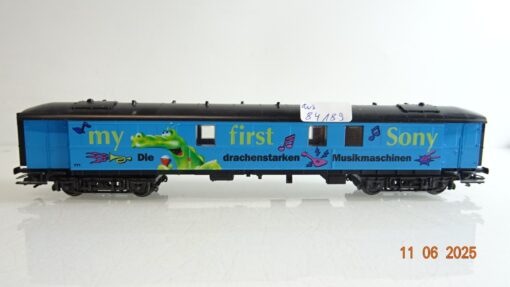 Märklin H0 aus 84189 Werbewagen my first sony der DB PR8334 o.