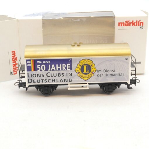 Märklin H0 gedeckter Güterwagen 50 Jahre Lions Clubs Deutschland in OVP RG679 – Bild 3