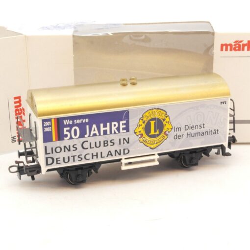 Märklin H0 gedeckter Güterwagen 50 Jahre Lions Clubs Deutschland in OVP RG679