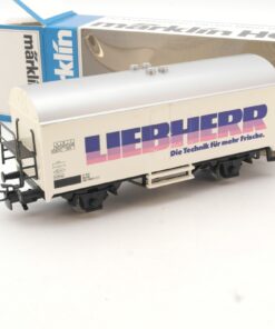 Märklin H0 gedeckter Güterwagen Liebherr der DB in OVP QR1557