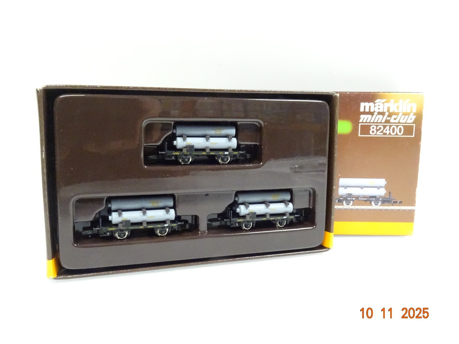 Märklin Mini-Club Z 82400 Gaswagen-Set 3tlg. K.Bay.Sts.B. neuwertig OVP JL4346