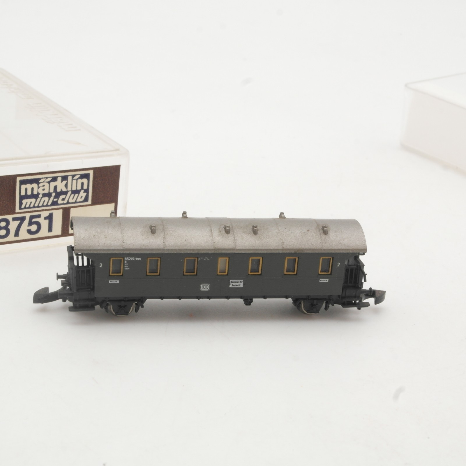 Märklin Mini-Club Z 8751 Personenwagen Donnerbüchse 2. Kl. der DB in OVP RR5212 – Bild 3