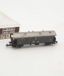 Märklin Mini-Club Z 8751 Personenwagen Donnerbüchse 2. Kl. der DB in OVP RR5212