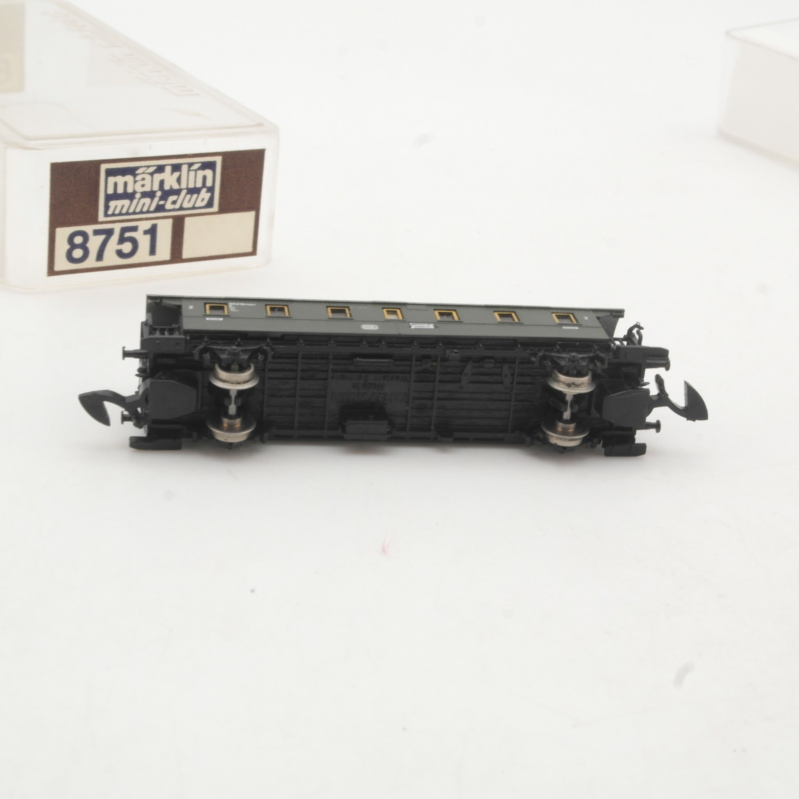 Märklin Mini-Club Z 8751 Personenwagen Donnerbüchse 2. Kl. der DB in OVP RR5212 – Bild 5