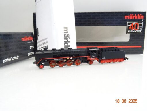 Märklin Mini-Club Z 88274 Dampflok BR 41 322 der DB neuwertig in OVP JL2358