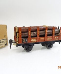 Märklin Spur 0 1769 G/0 Rungenwagen 17720 mit Ladegut und OVP LE8116