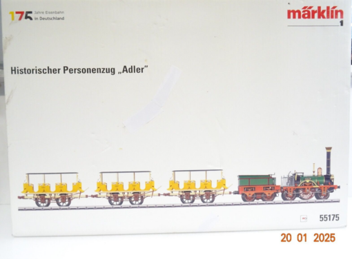Märklin Spur 1 55175 Hist. Personenzug Adler mit Zertifikat Mfx in OVP LE8421 – Bild 9