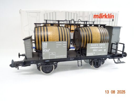 Märklin Spur 1 5839 Schweiz Weinfasswagen der SBB in OVP JL2263 – Bild 3
