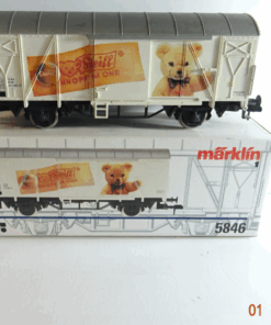 Märklin Spur 1 5846 gedeckter Güterwagen Steiff siehe Foto in OVP PK1207