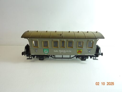 Märklin Spur 1 Museumswagen 2 Nebenbahn Göppingen-Boll. 4.Kl in OVP PK1248