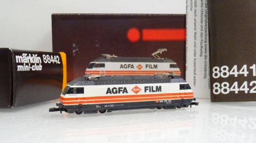 Märklin Z 88442 Schweiz E-Lok Re 460 Agfa der SBB neuwertig in OVP LE4169