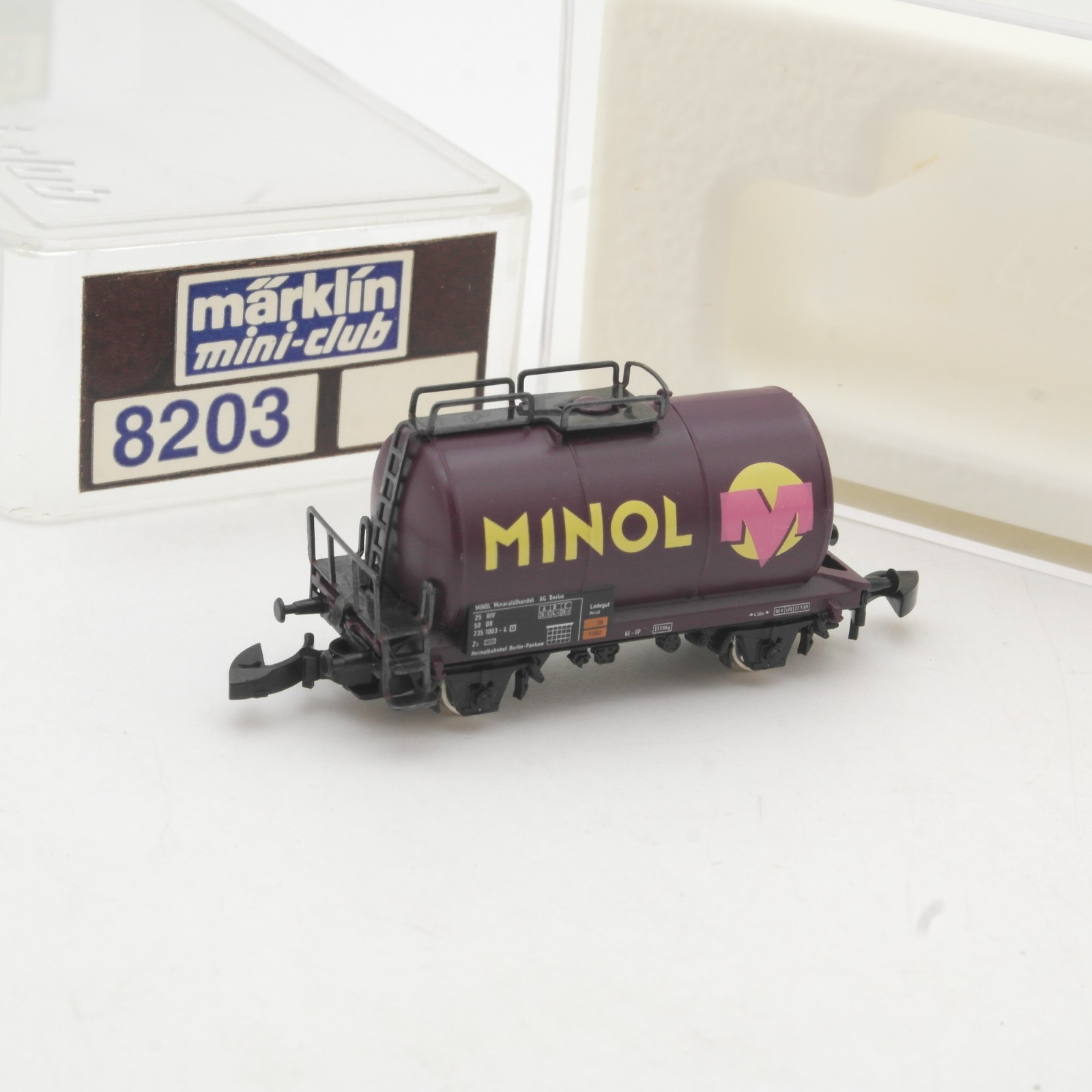 Märklin mini-club Z 8203 Kesselwagen Minol der DB in OVP RR5466