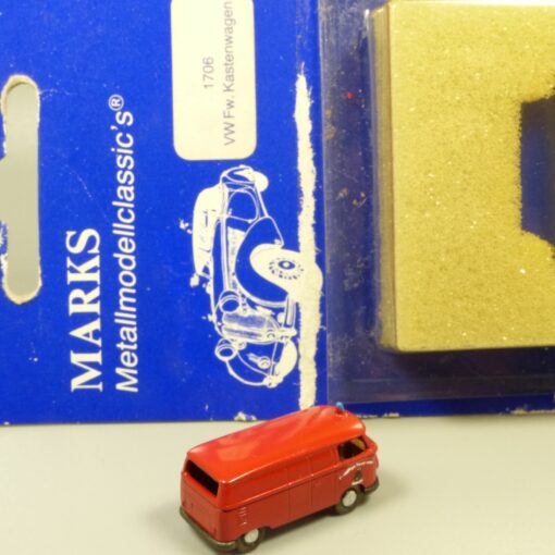 Marks 1:160 1706 VW T1 Kastenwagen Freiwillige Feuerwehr in OVP EX6380 – Bild 3