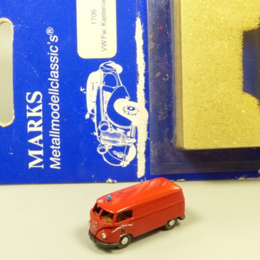 Marks 1:160 1706 VW T1 Kastenwagen Freiwillige Feuerwehr in OVP EX6380