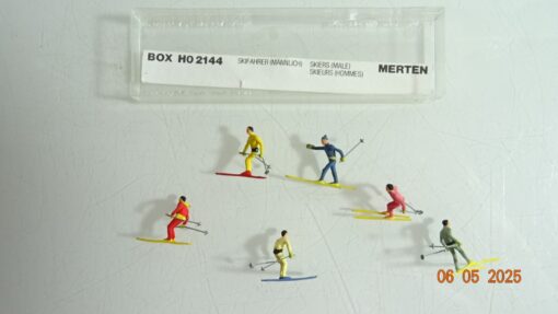 Merten H0 2144 Skifahrer 6 Figuren in OVP CK7992