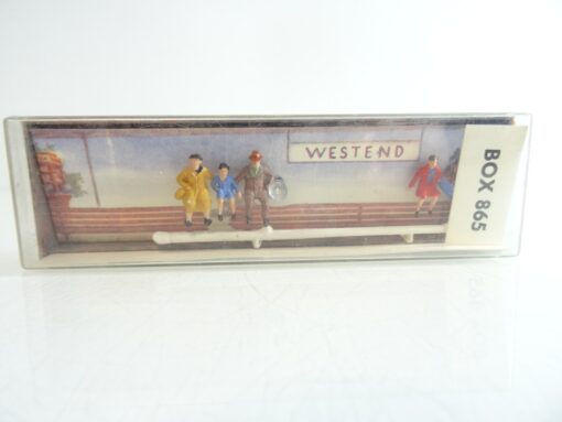 Merten H0 865 Figuren-Set Reisende, sitzend Gruppen in OVP RR1465