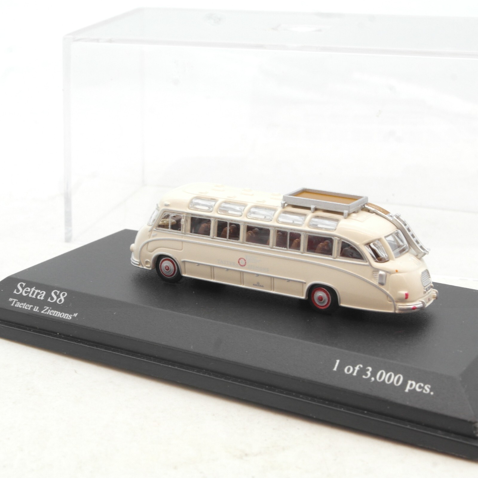Minichamps 1:160 Setra S8Taeter und Ziemons in PC Box RG1415