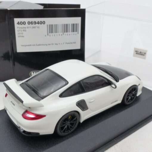 Minichamps 1:43 400069400 Porsche 911 (997 II) GT2 RS 2010 weiß in OVP EX7848 – Bild 3