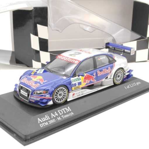 Minichamps 1:43 Audi A4 DTM 2005 M. Tomczyk #2 Red Bull in OVP QR4220