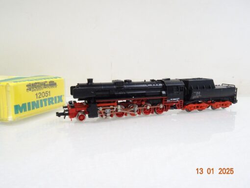 Minitrix N 12051 Dampflok BR 52 2869 der DB in OVP LE8202
