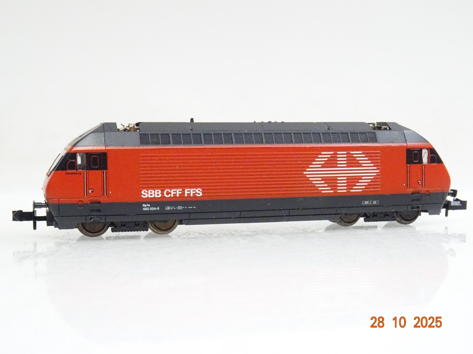 Minitrix N 12862 Schweiz E-Lok Re 4/4 460 004-5 der SBB JL3899 o. – Bild 3