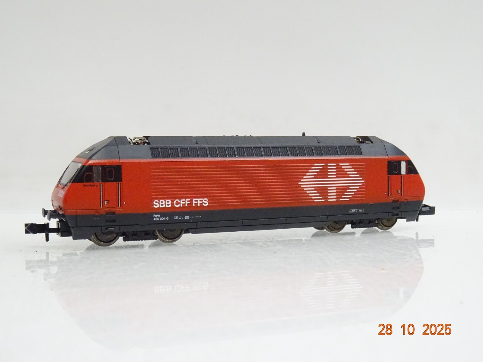 Minitrix N 12862 Schweiz E-Lok Re 4/4 460 004-5 der SBB JL3899 o.