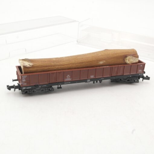 Minitrix N 13505 Hochbordwagen mit Ladung der DB in OVP RR3531 – Bild 3