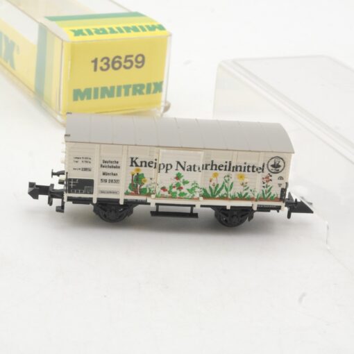 Minitrix N 13659 Wärmeschutzwagen Kneipp Naturheilmittel in OVP RR3570 – Bild 3