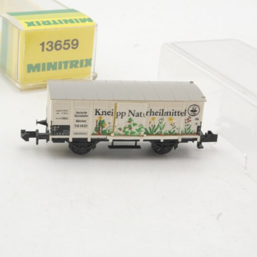 Minitrix N 13659 Wärmeschutzwagen Kneipp Naturheilmittel in OVP RR3570