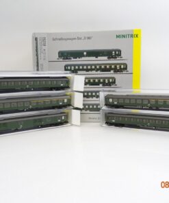 Minitrix N 15219 Schnellzugwagen-Set 5tlg. D 360 neuwertig in OVP JL564
