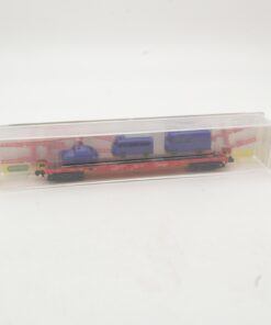 Minitrix N 15233 Rungenwagen mit THW Transporter der DB in OVP QR7933