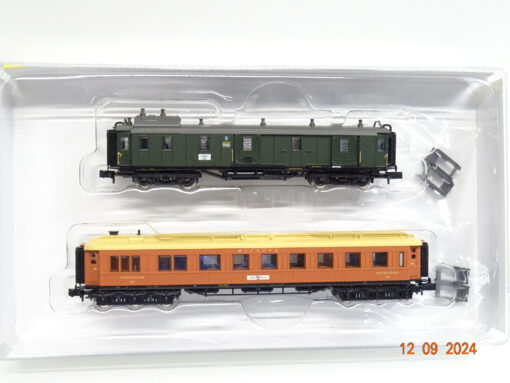 Minitrix N 15967 Wagen-Set 2tlg. Bayerischer Schnellzug um 1925 in OVP LE5822
