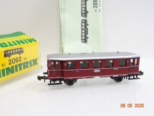 Minitrix N 2092 Beiwagen VB 140 zu Triebwagen VT 75.9 der DB in OVP JL608