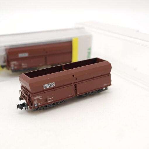 Minitrix N 240912 Set Selbstentladewagen der RAG in OVP QR1658 – Bild 3