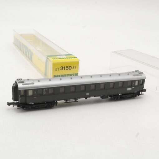 Minitrix N 51 3150 51 Schnellzugwagen 2. Klasse der DB in OVP RR521