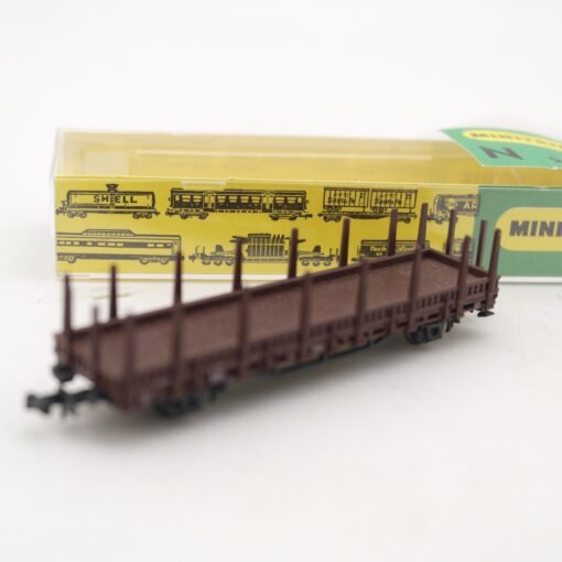 Minitrix N 51 3168 00 Rungenwagen der DB in OVP RR2099 – Bild 3